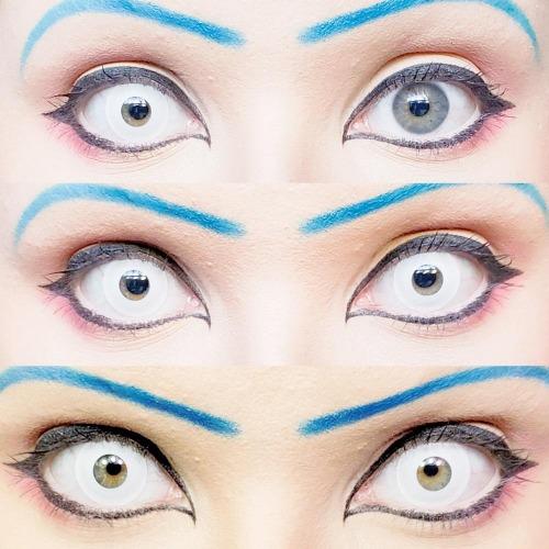 Sweety Crazy Lens - Solid White With Prescription - 14.5mm