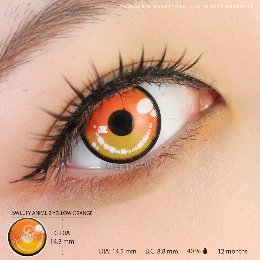 Sweety Anime 2 Yellow Orange