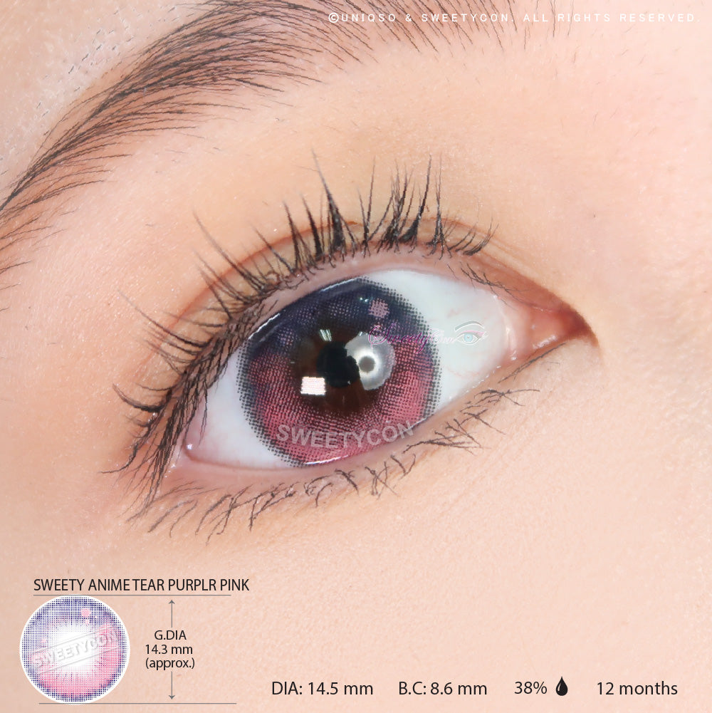 Sweety Anime Tear Purple Pink