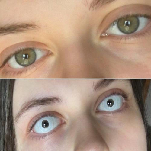 Sweety Crazy Lens - Solid White With Prescription - 14.5mm