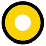 Sweety Crazy Lens - Yellow Zombie / Manson